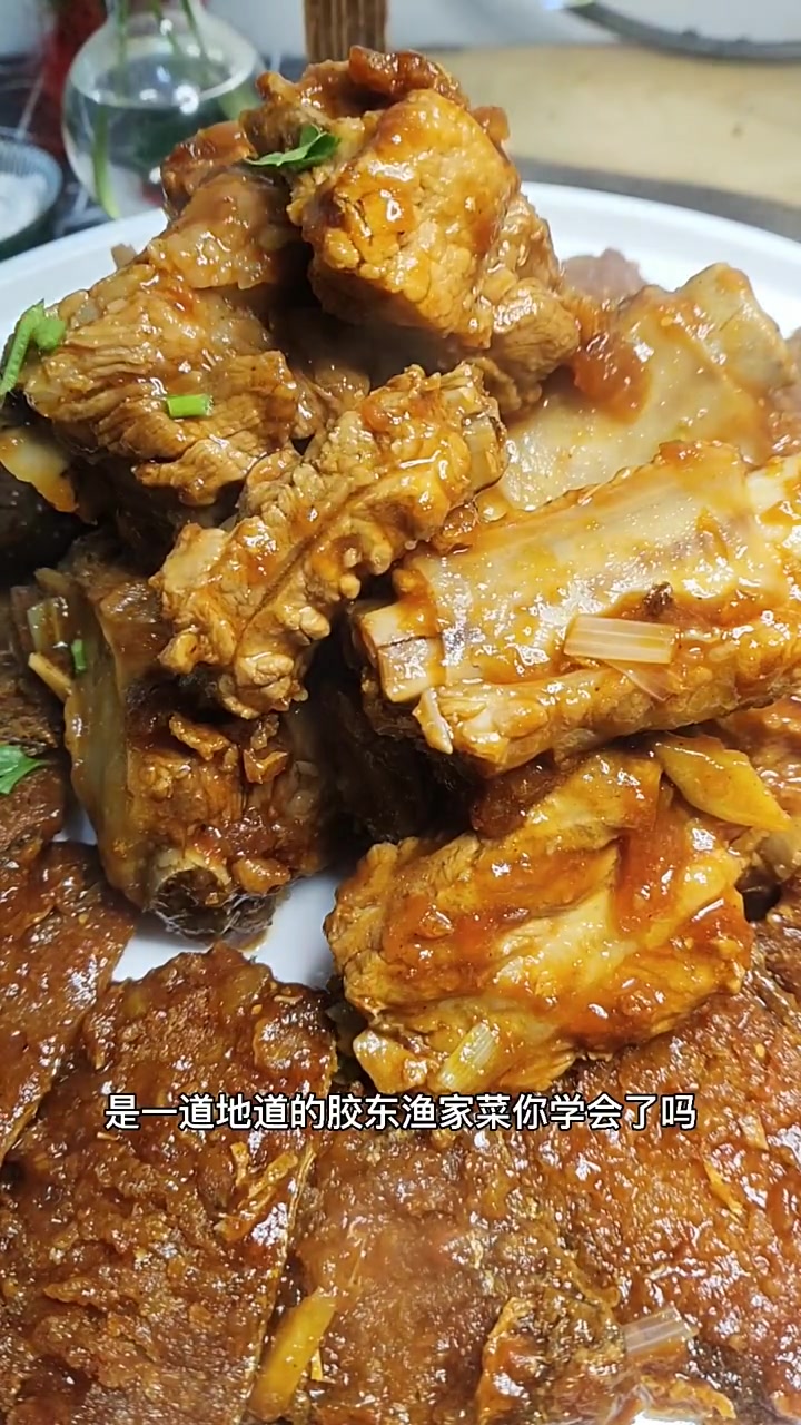 胶东名菜:排骨烧刀鱼