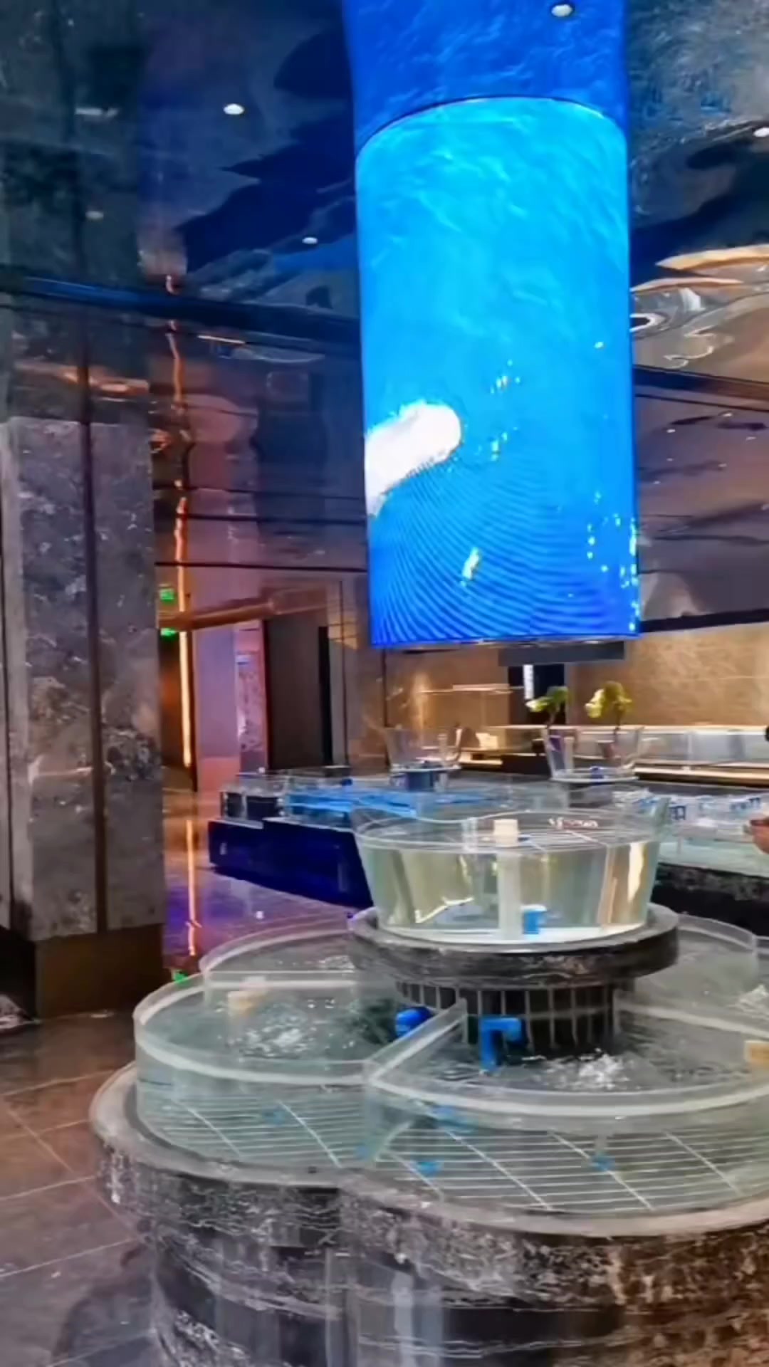 #海鲜池 《酒店海鲜池》海鲜鱼缸定制-海鲜缸-饭店海鲜池