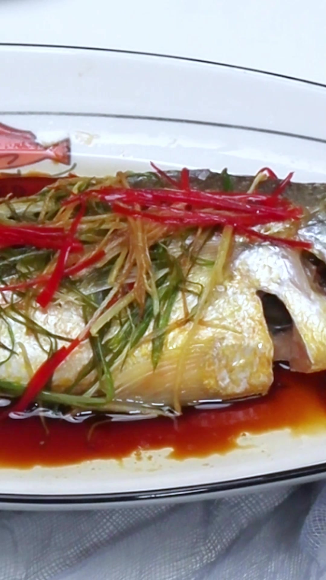 肉质鲜嫩,下饭神器的清蒸黄瓜鱼