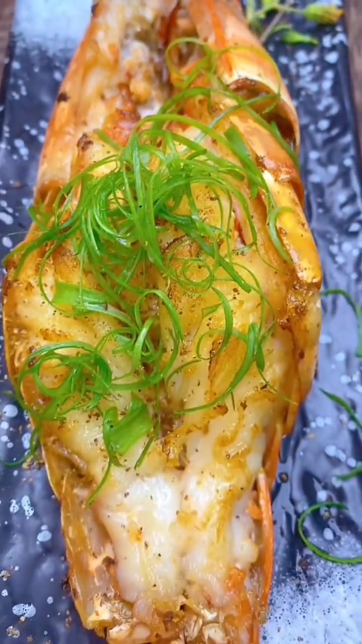 美食趣胃计划 干煎海鲜大虾!让海鲜成为家常菜 海产品 精品海鲜 舌尖美味