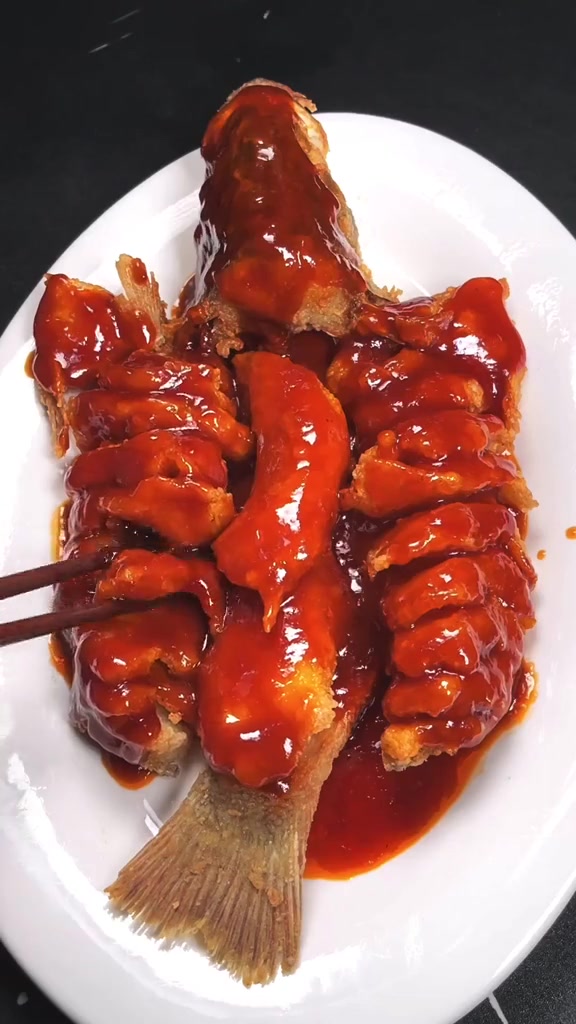小朋友都爱吃的糖醋鲈鱼做法 在家做美食 美食 美食教程 家常菜