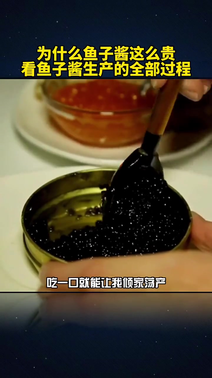被誉为“黑色黄金”的鱼子酱,一口的价格就够娶媳妇,带你了解全过程!