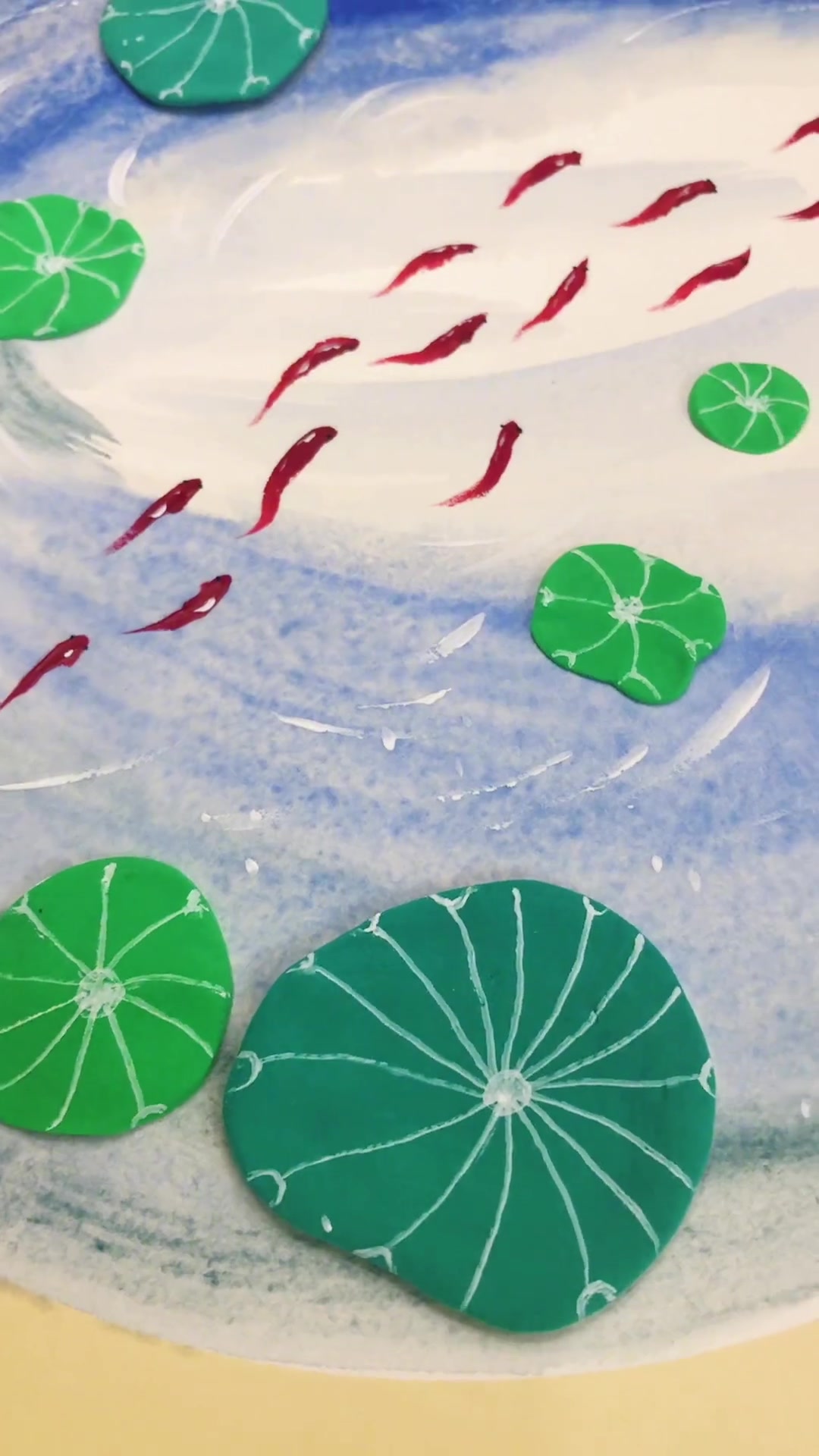 第4集|快春节了,画一幅“年年有余”,画完才发现鱼的数量很好哟!幼儿创意美术 创意儿童美术