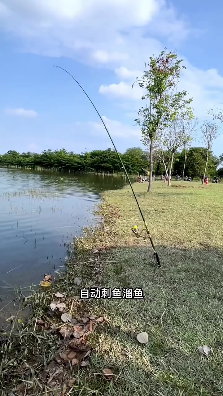 海竿自动钓鱼支架,鱼咬钩自动起竿,自动溜鱼,降低空竿率