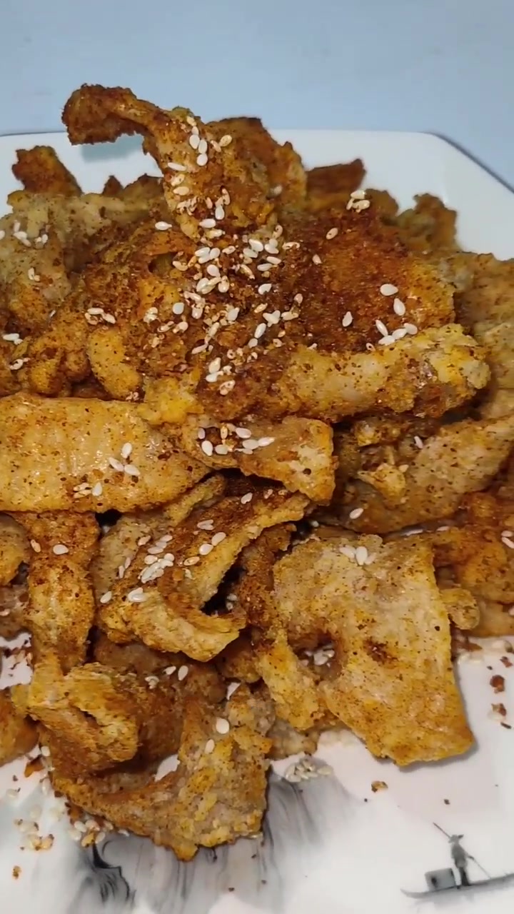 炸鸡皮焦香酥脆