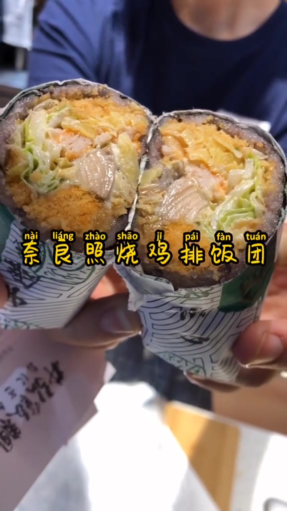 vlog美食记 照烧鸡排饭团 苏木带你吃天津 天津最好吃の井弘饭团