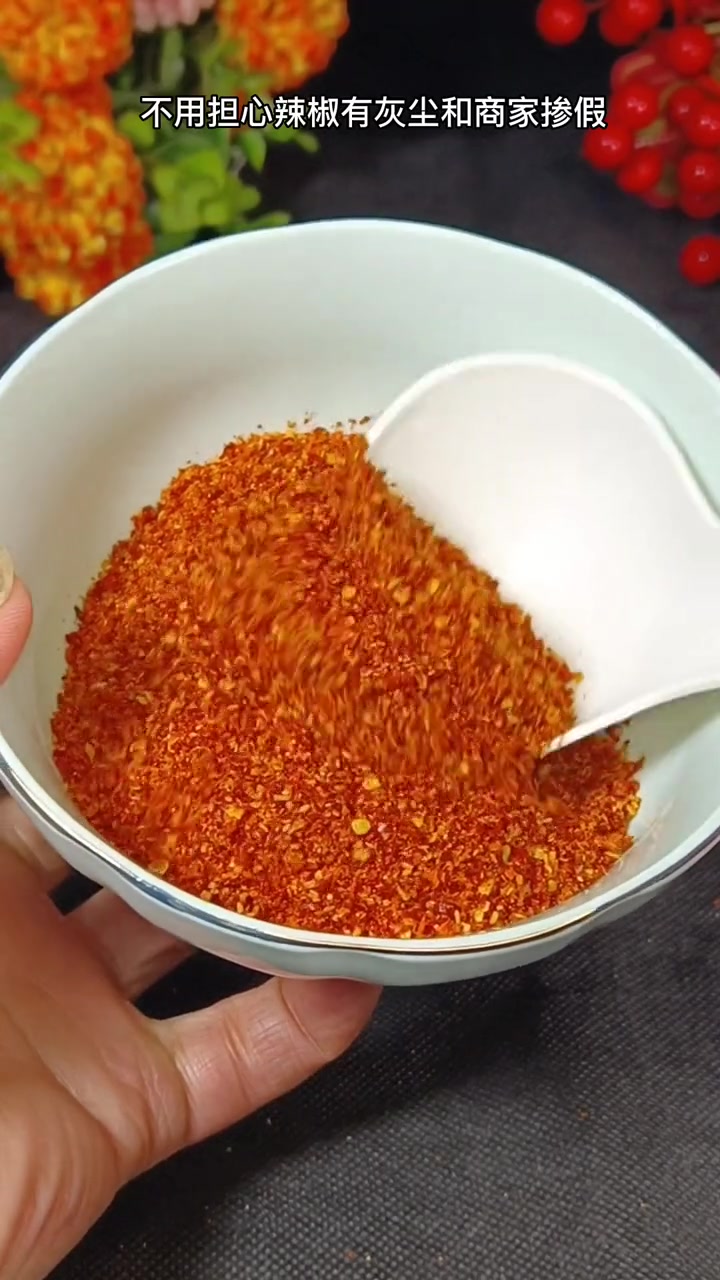 要是想吃辣椒面了自己磨,既干净卫生,还不会掺杂质 美食 辣椒面的做法