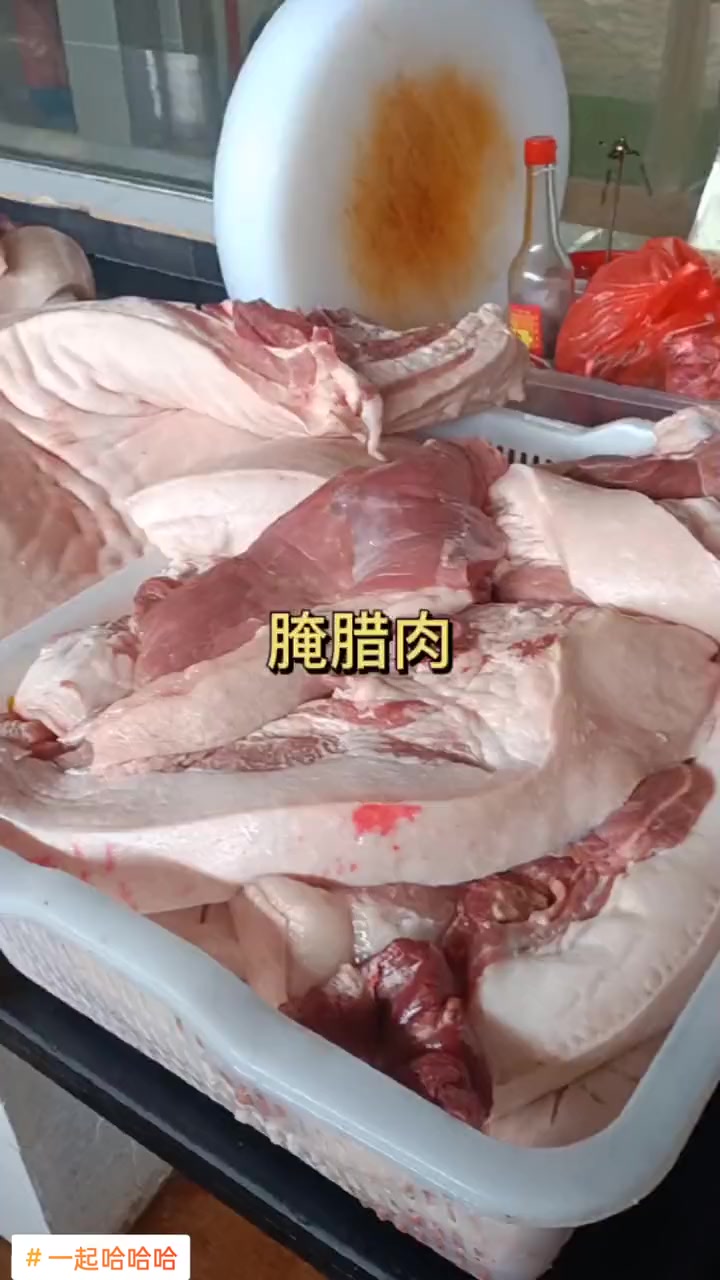 腊肉的腌制方法 乡村味道 美食 晒干笼 一起哈哈哈(每周三四晚7点直播)