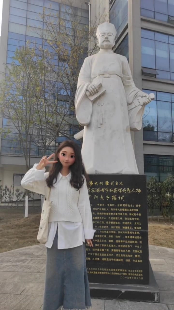 快来和小科一起拍这个卡通壁纸吧 迪士尼动漫脸 这个特效也太可爱了