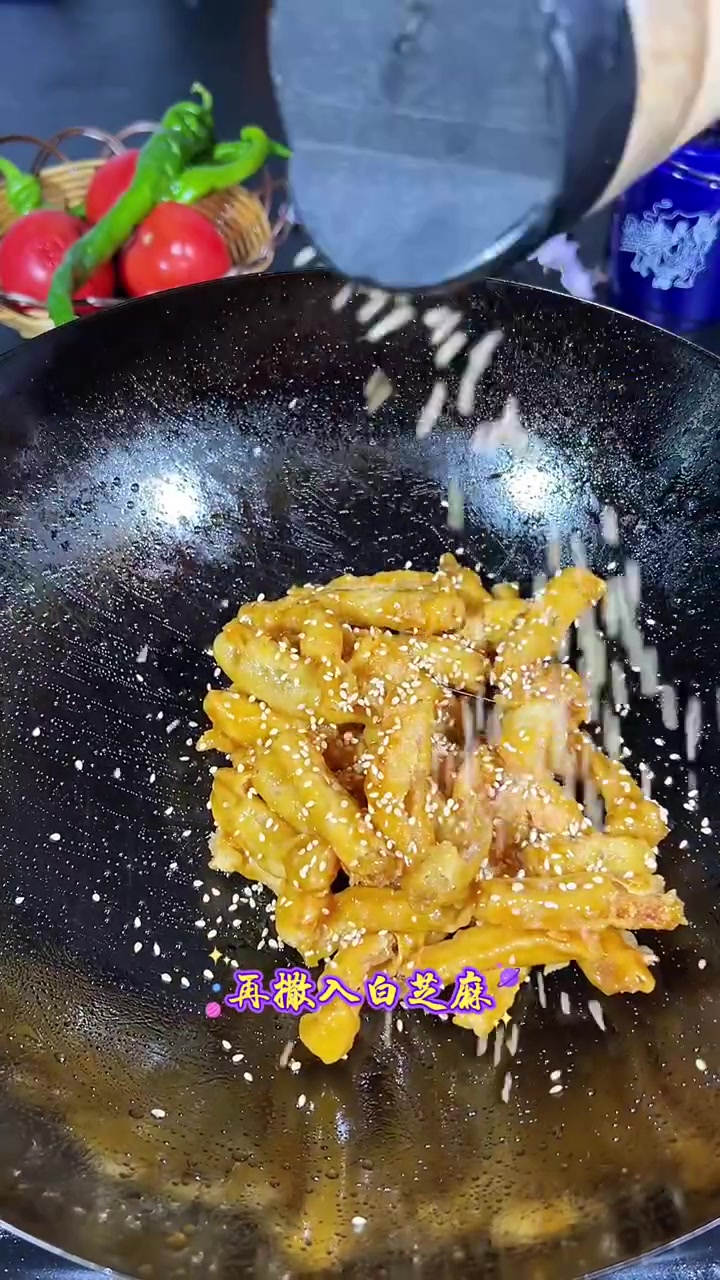 家里有肥肉的,可以做成这样的美食