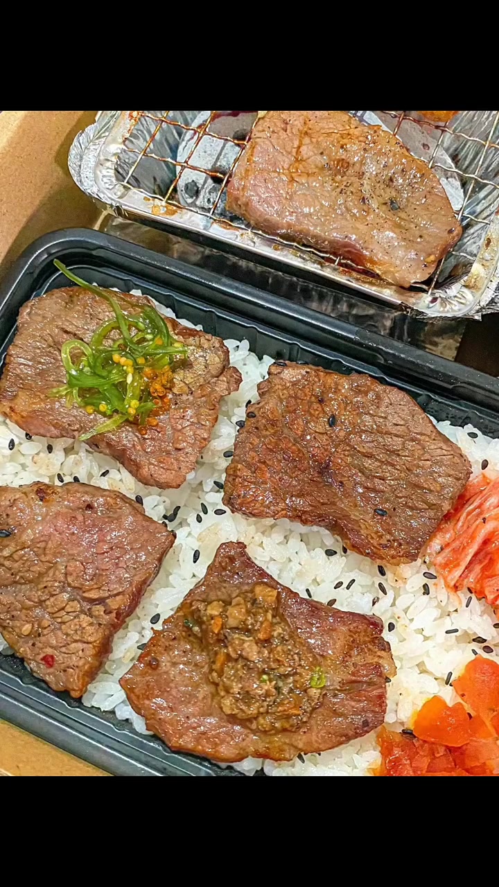 天津坠高端的烤肉便当!现烤的牛小排就是好吃!春光好食节 烤肉 烤肉便当