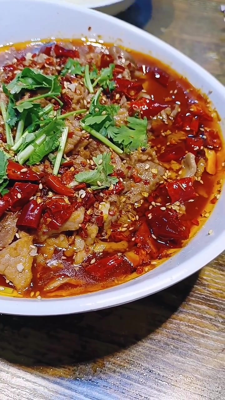 酒店实战水煮肉片 绝对好吃下饭菜