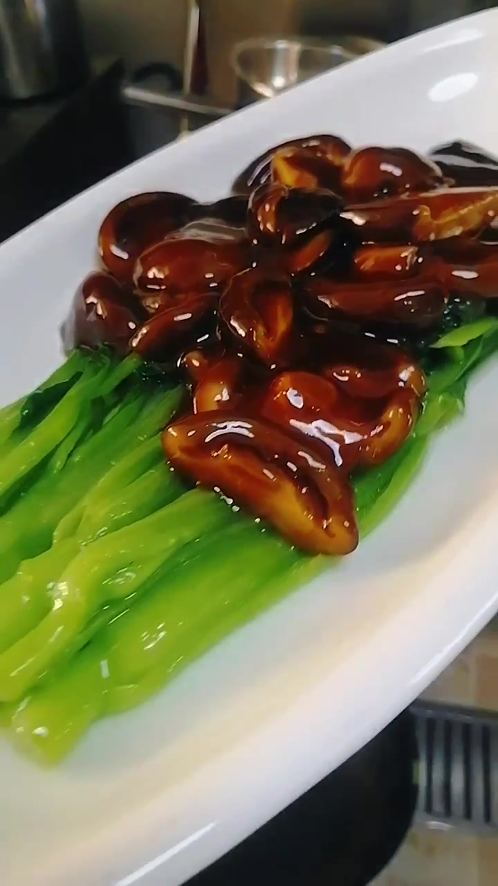 香菇扒油菜