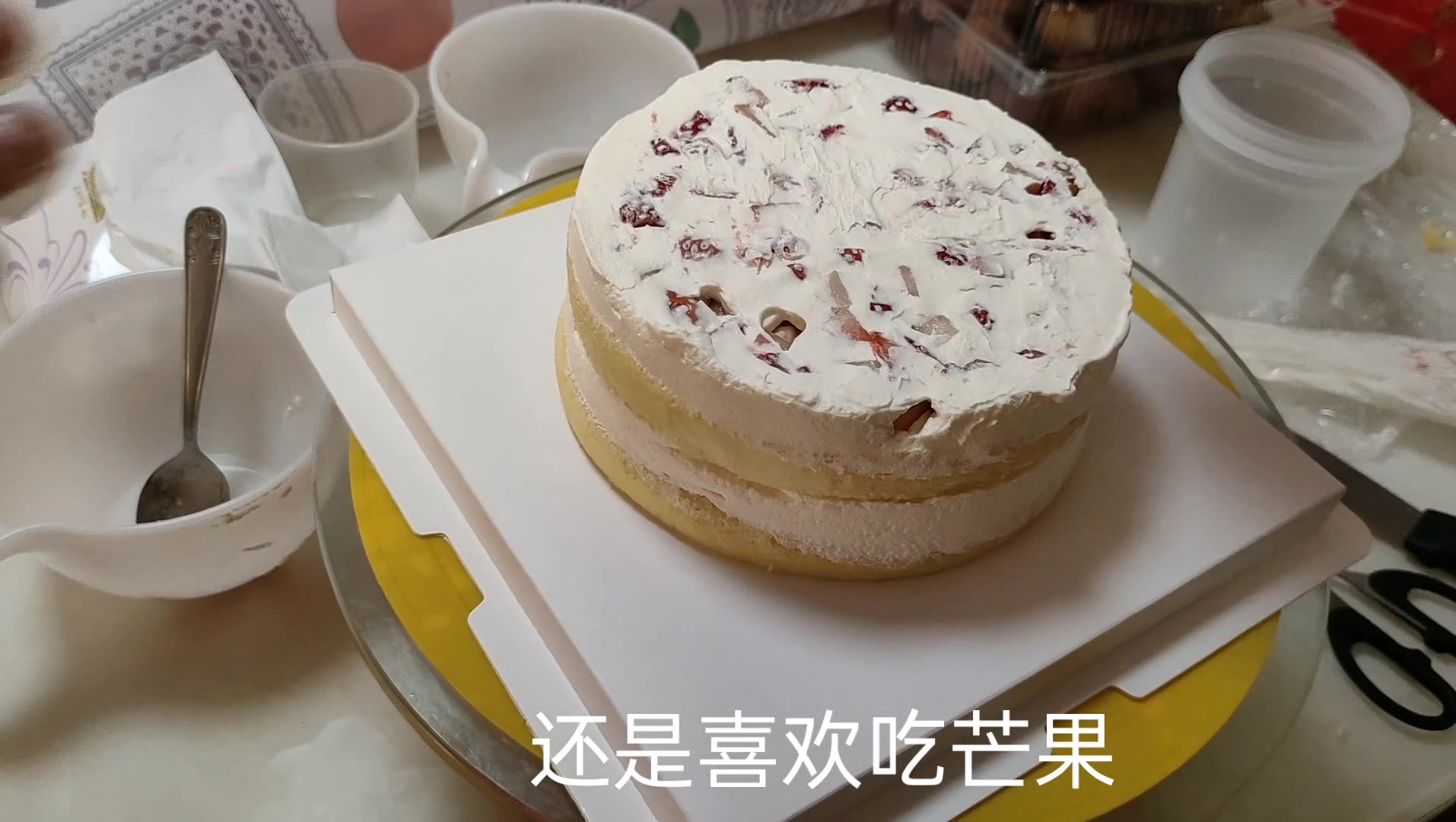 今天做一个女神蛋糕,同学说好看又好吃,味道赞赞赞