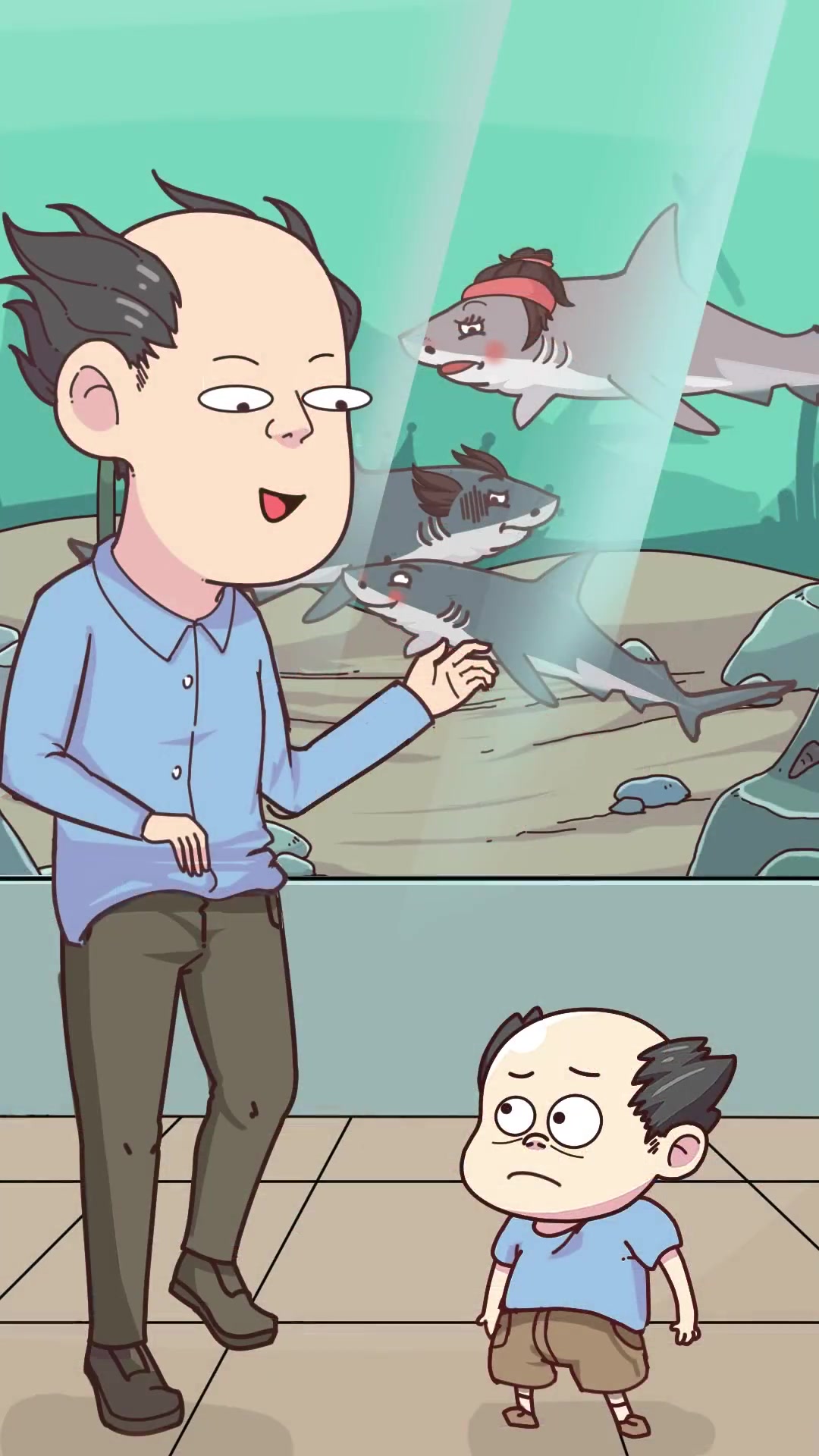 鲨鱼还挺暴力啊……万物皆可达 二次元原创 创造力计划