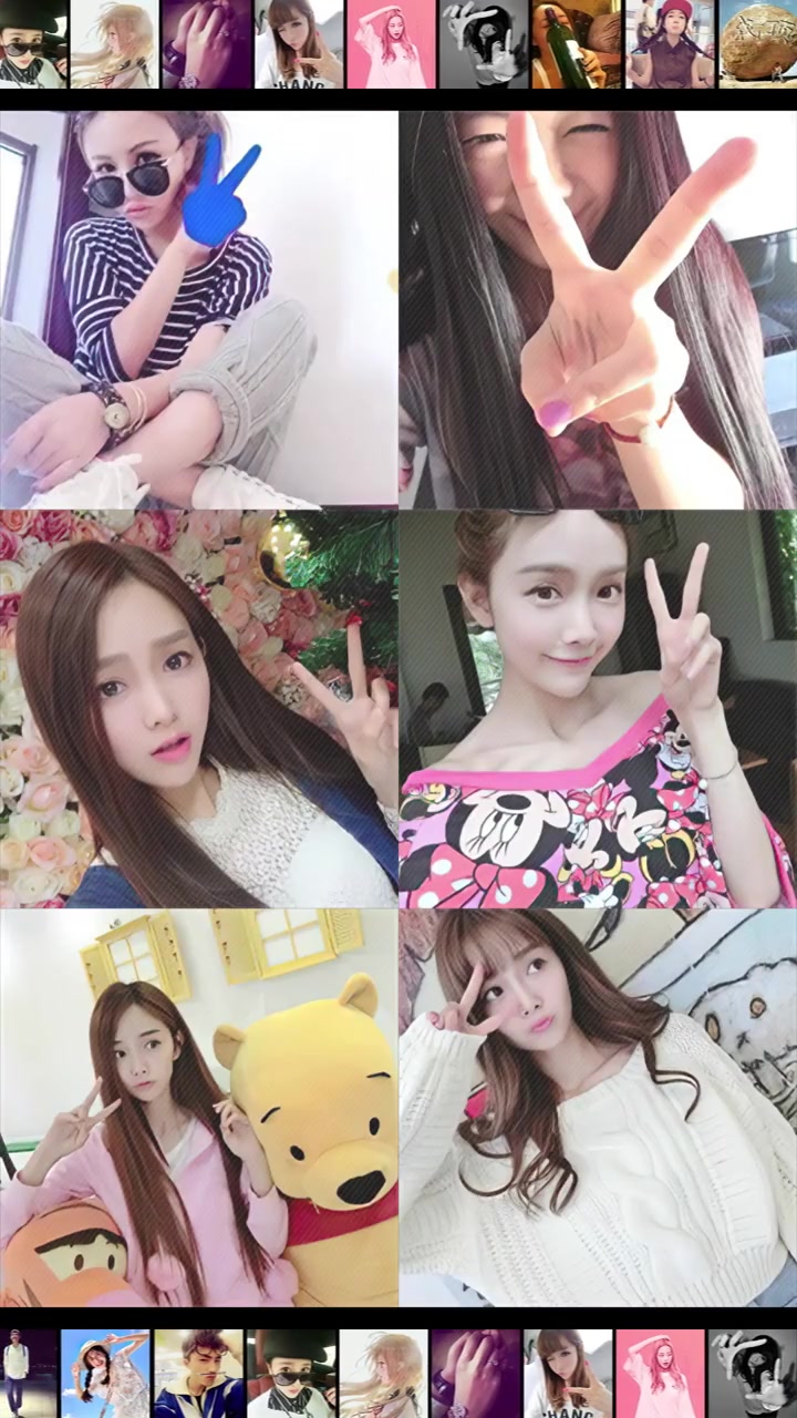 可爱比耶女生头 女生头像比耶 俗话说得好笑一笑,十年少,但是抽烟有害健康,会减少寿命,那我