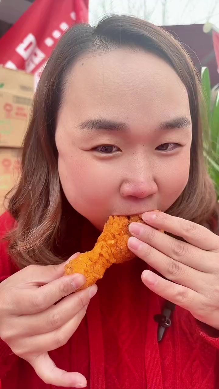 兰考又一新美食,炸鸡皇后～现在团购正合适的时候哈 寻味街边小吃 妈呀太香了 店内实拍视频 