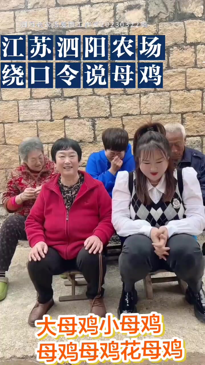 泗阳绕口令说母鸡