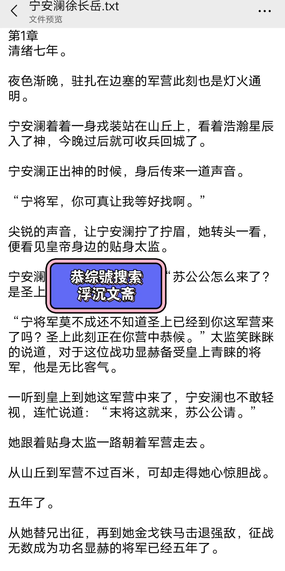 热搜小说《宁安澜徐长岳》徐长岳宁安澜