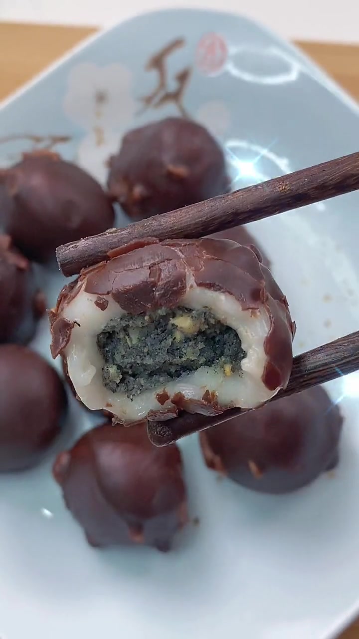 吃不完的 汤圆 这样做,隔壁小孩都馋哭了!巧克力汤圆 爆浆汤圆 好吃到爆