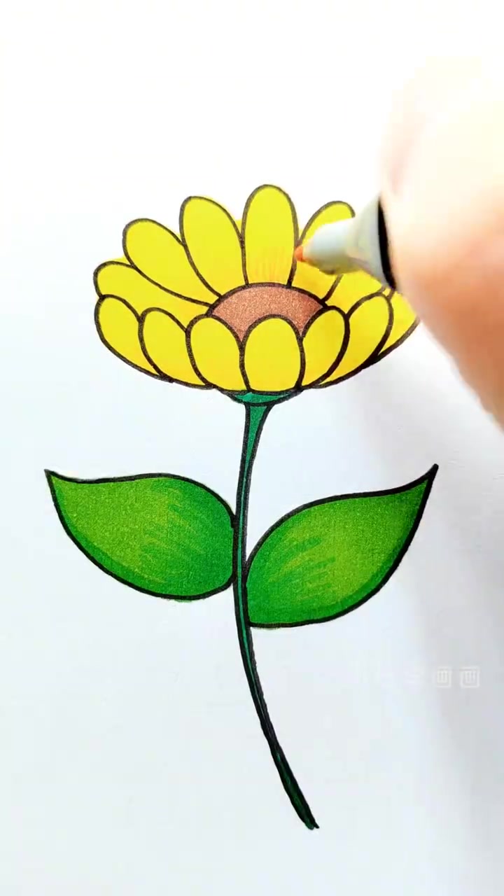 「转存!立体花朵简易画法」漂亮的立体花朵怎么画?这几步一看就能学会,简单又好看。马住试试,