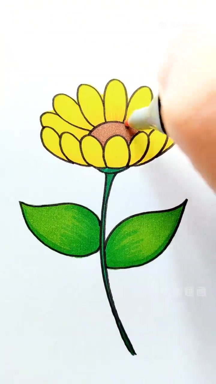 「转存!立体花朵简易画法」漂亮的立体花朵怎么画?这几步一看就能学会,简单又好看。马住试试,