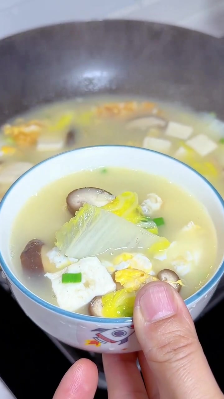 大白菜豆腐汤原来这么好喝 美食推荐
