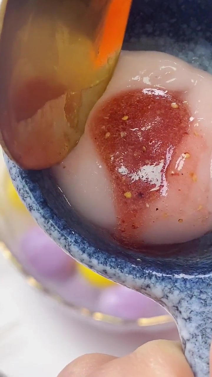 爆浆水果汤圆,温暖你的胃 水果汤圆 冬至吃啥 好吃到爆