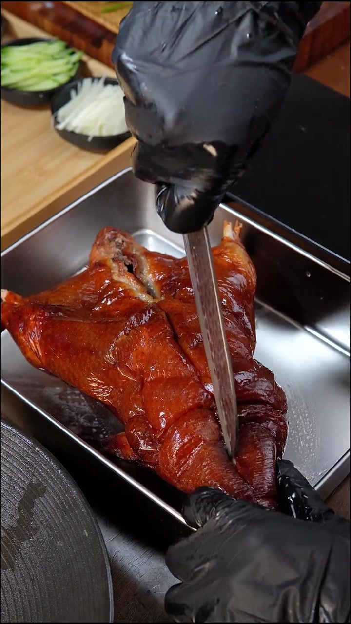 在家也能做的片皮烤鸭 烤鸭