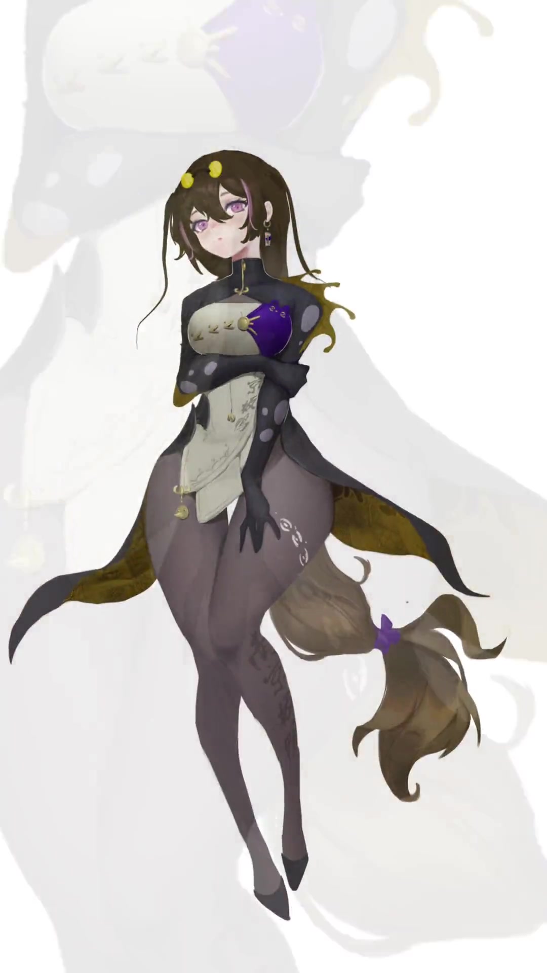 当肥鲶鱼变成美少女后……板绘 画画 拟人 绘画 画 ps板绘 动漫人物绘画 童年回忆 +小