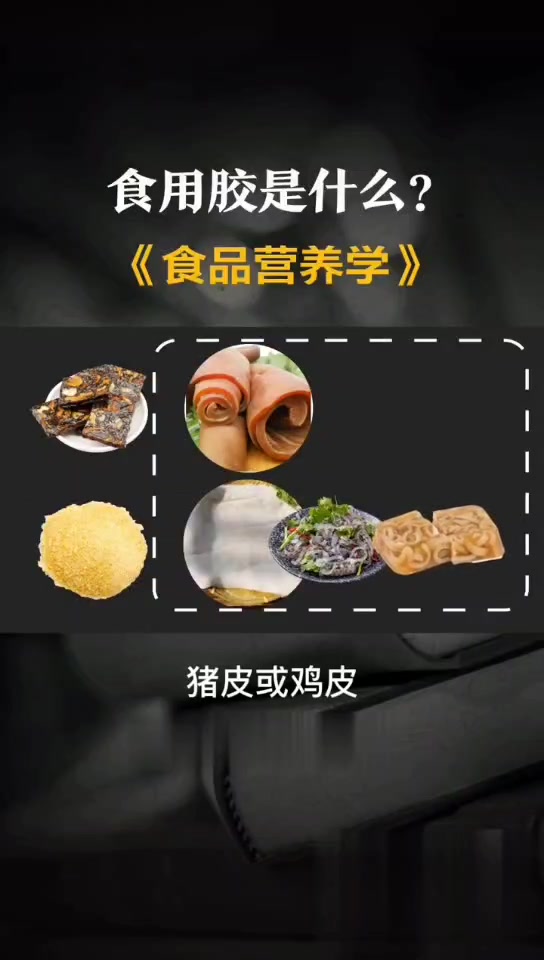食用胶是什么,种类有哪些