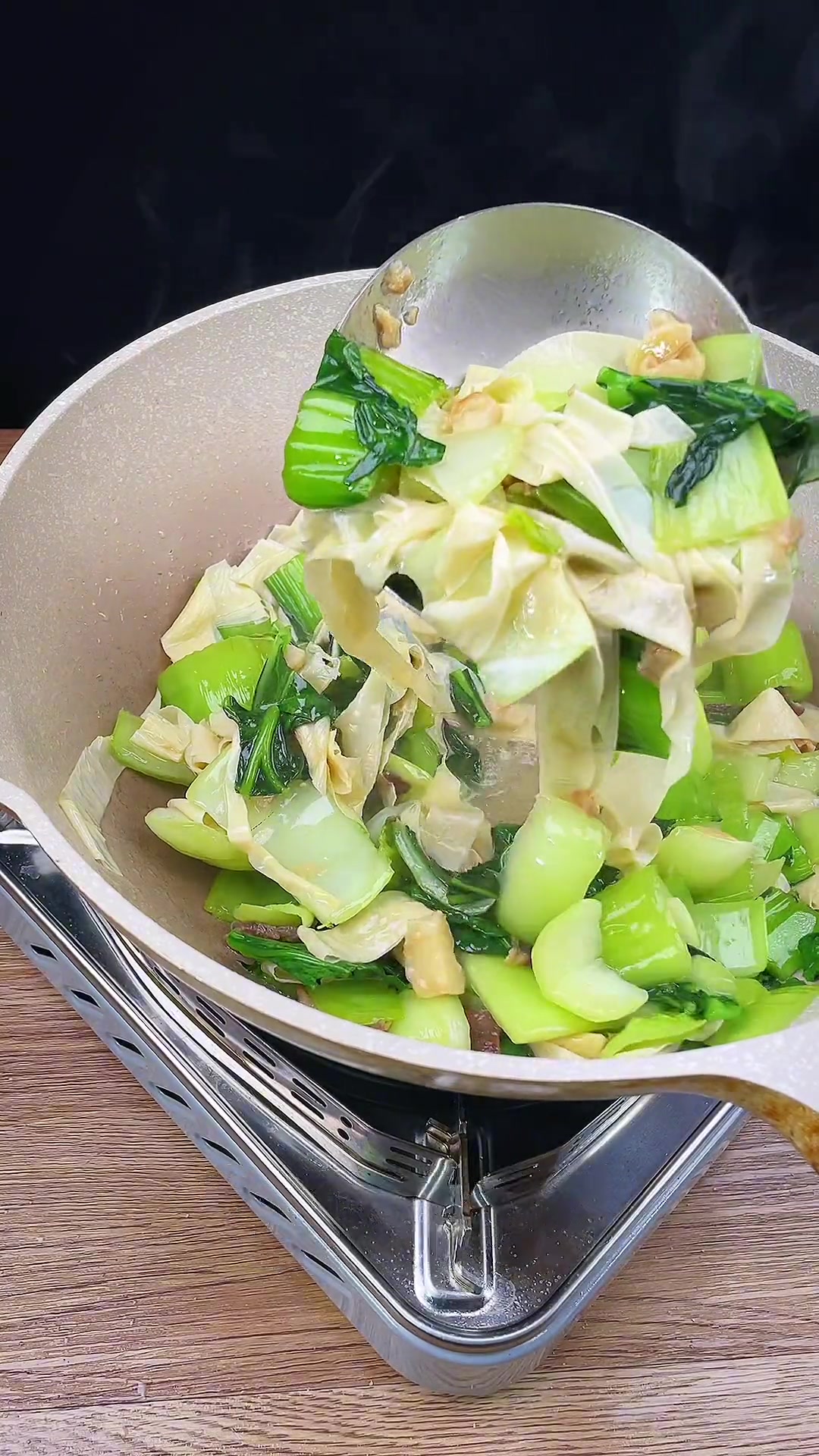 这个季节温州人必吃的蔬菜,鲜甜可口 美食教程 油冬菜