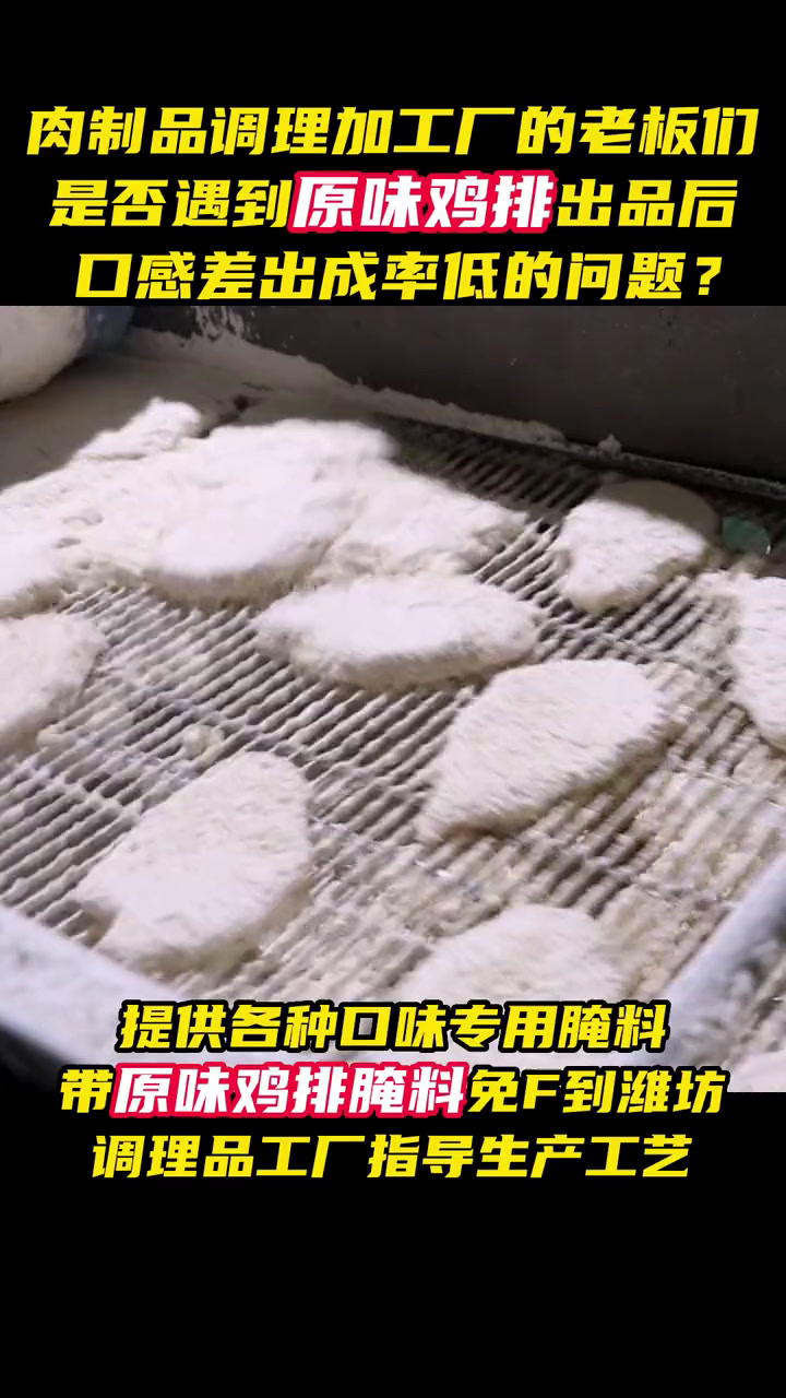 鸡排腌料和裹粉生产厂家