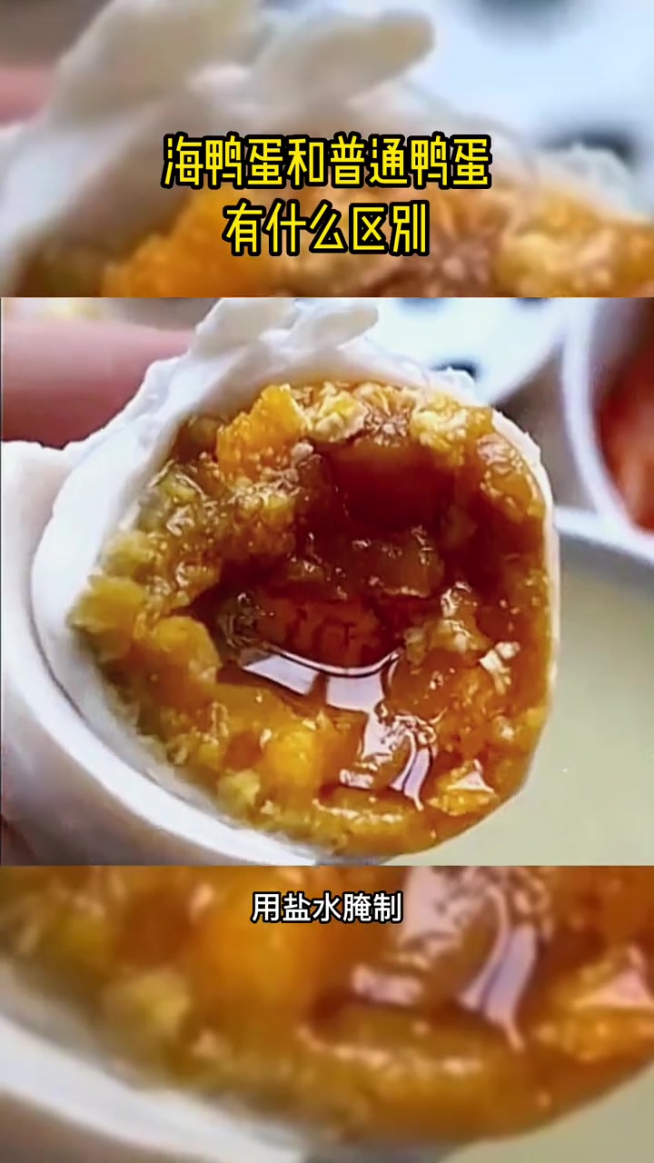 海鸭蛋和普通鸭蛋到底有什么区别?