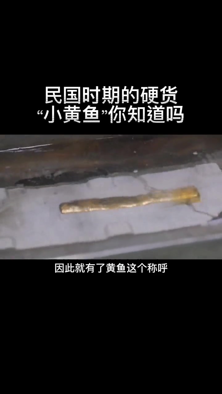 民国时期的硬货,小黄鱼你知道吗
