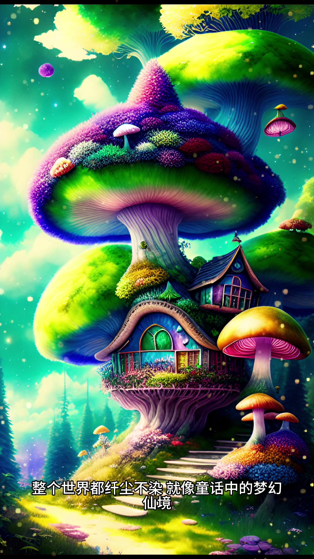 闪烁的点点繁星 如同银河中的火花 手机壁纸女生高级质感全屏