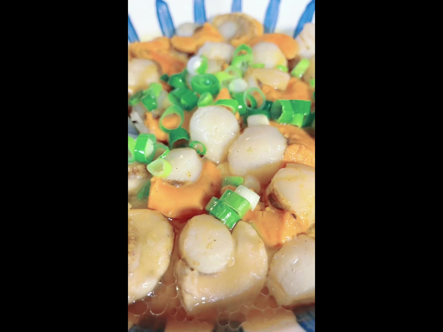 扇贝肉蒸鸡蛋鲜香又滑嫩!扇贝肉