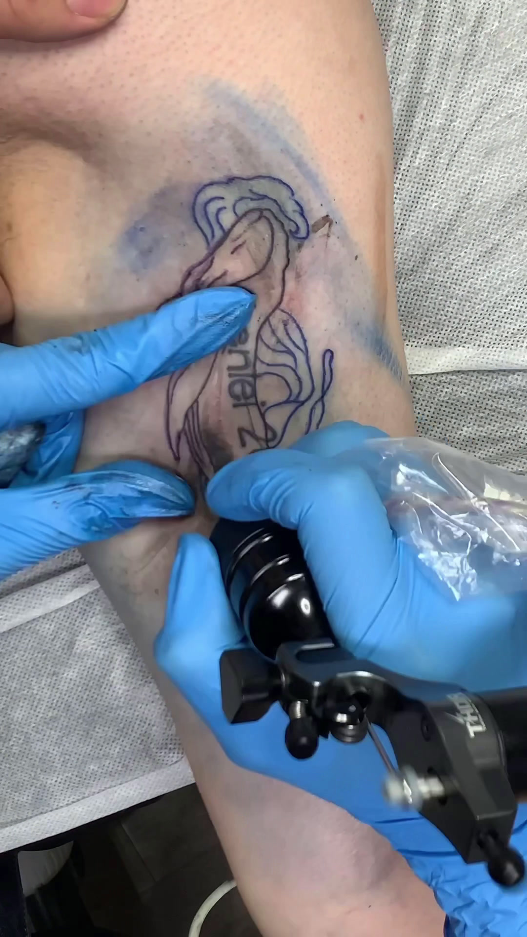 #遮盖旧纹身 #纹身师日常 #同城好店推荐 #鲸鱼纹身 #吴江酷客纹