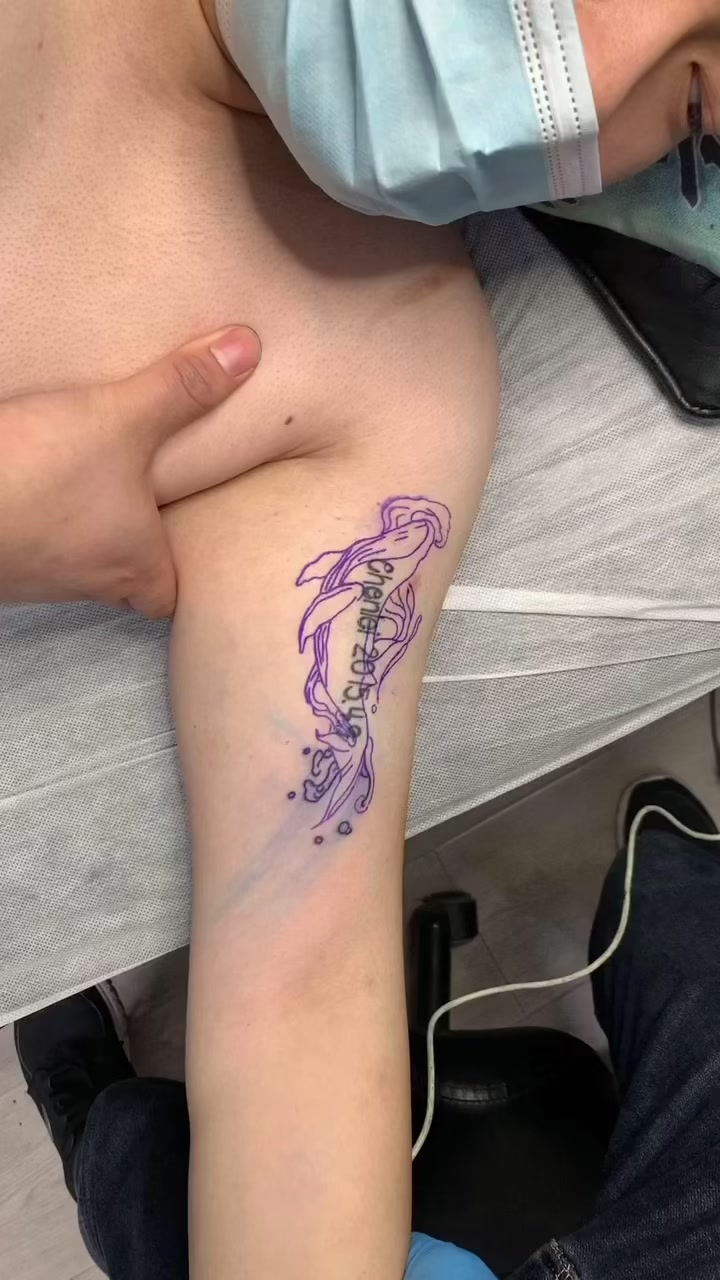 鲸鱼纹身#吴江纹身店#遮盖旧纹身#纹身图案
