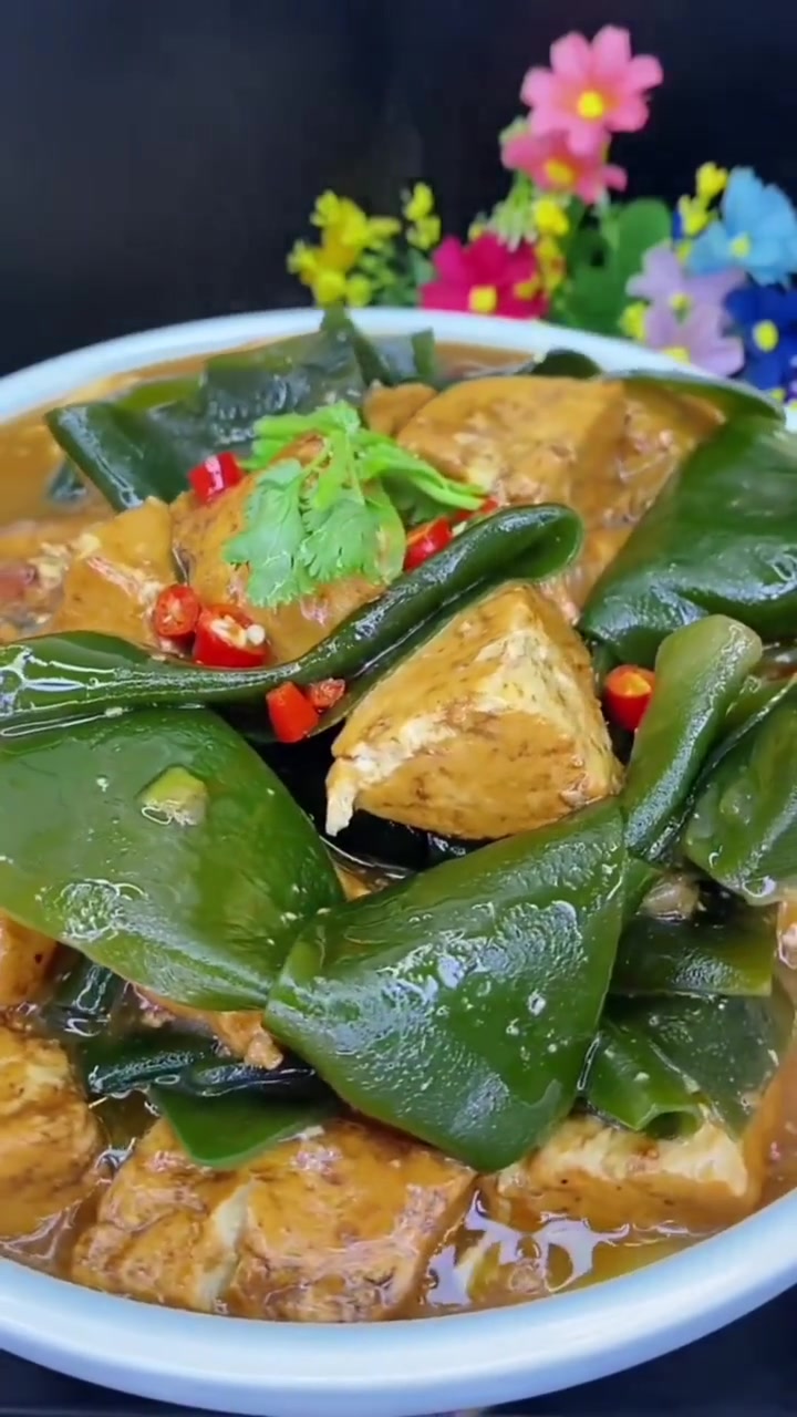 海带炖豆腐这样做好吃入味!享受料理带来的成就感 食尚先生 豆腐的神仙吃法 妈呀太香了 +小
