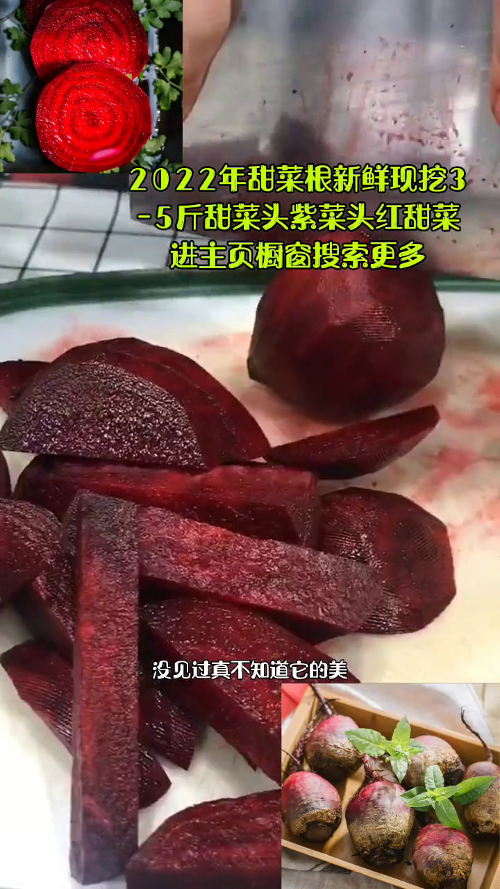 2022年甜菜根新鲜现挖3-5斤甜菜头紫菜头红甜菜