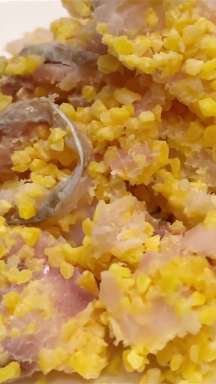 生鱼片加玉米粒密封发酵两个星期,形成口味独特的隆安酸鱼,你吃过吗 乡村美食 广西 酸鱼
