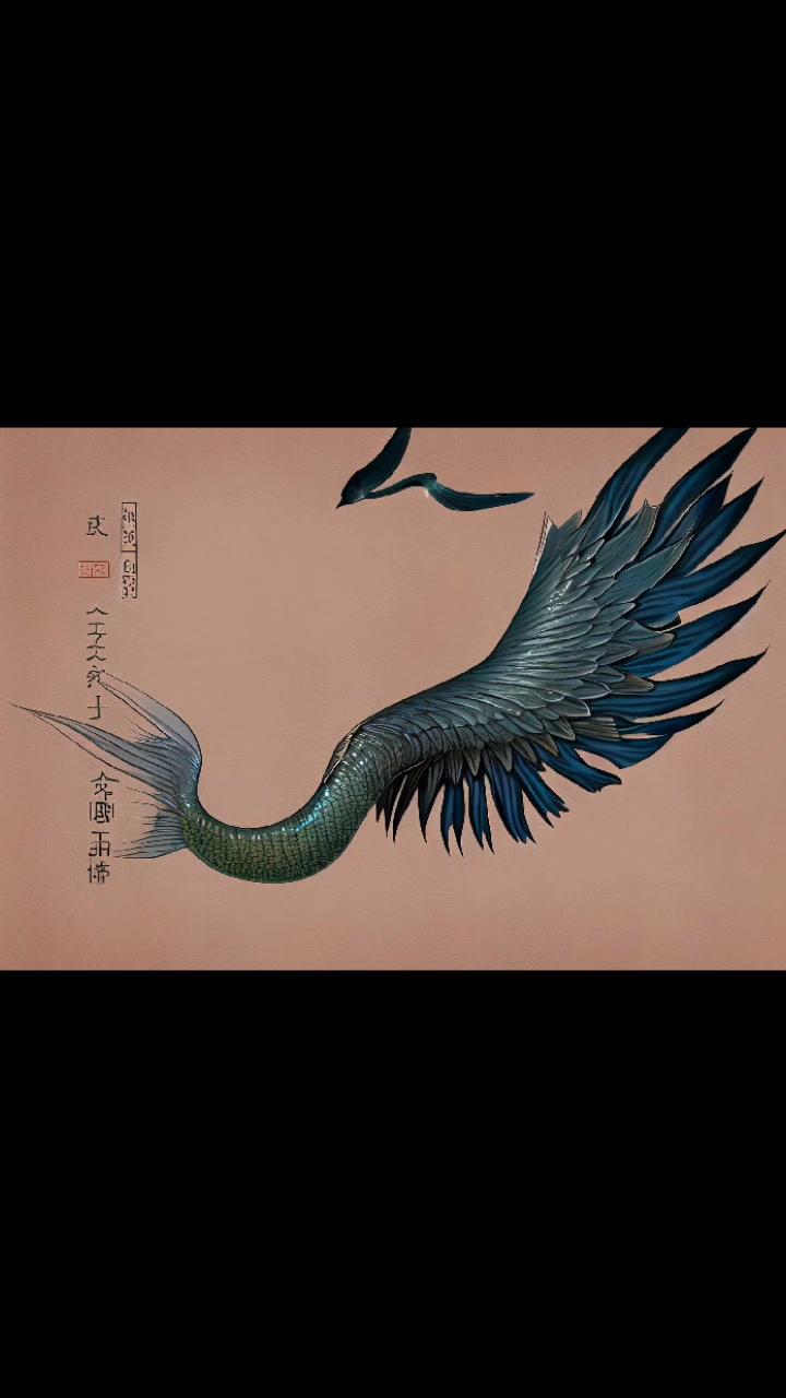 《山海经》文鳐鱼 祥瑞飞鱼,奥运福娃