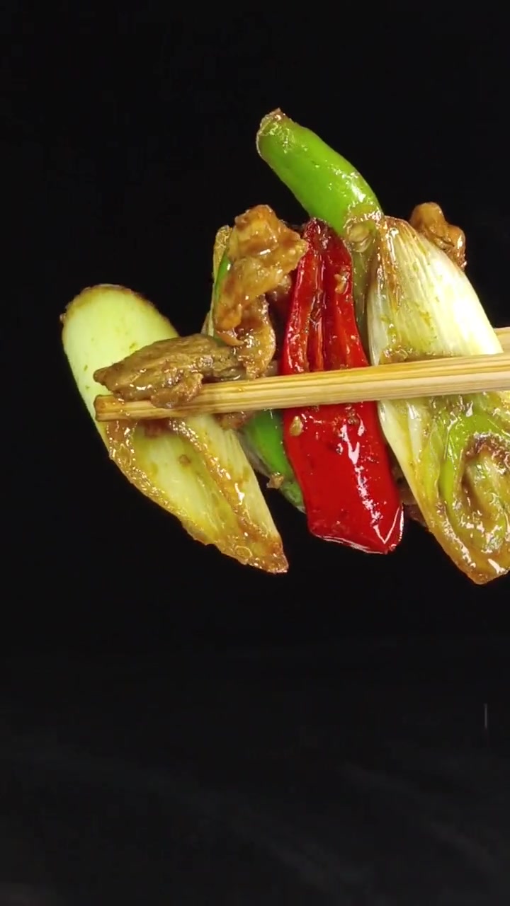 美食 葱爆羊肉 家庭小炒 妈呀太香了 华帝一道菜告白大作战