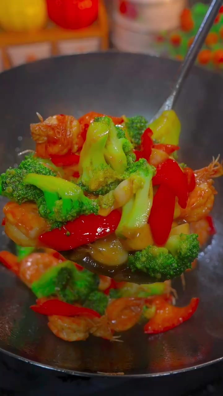 西蓝花虾尾,一起看看吧!