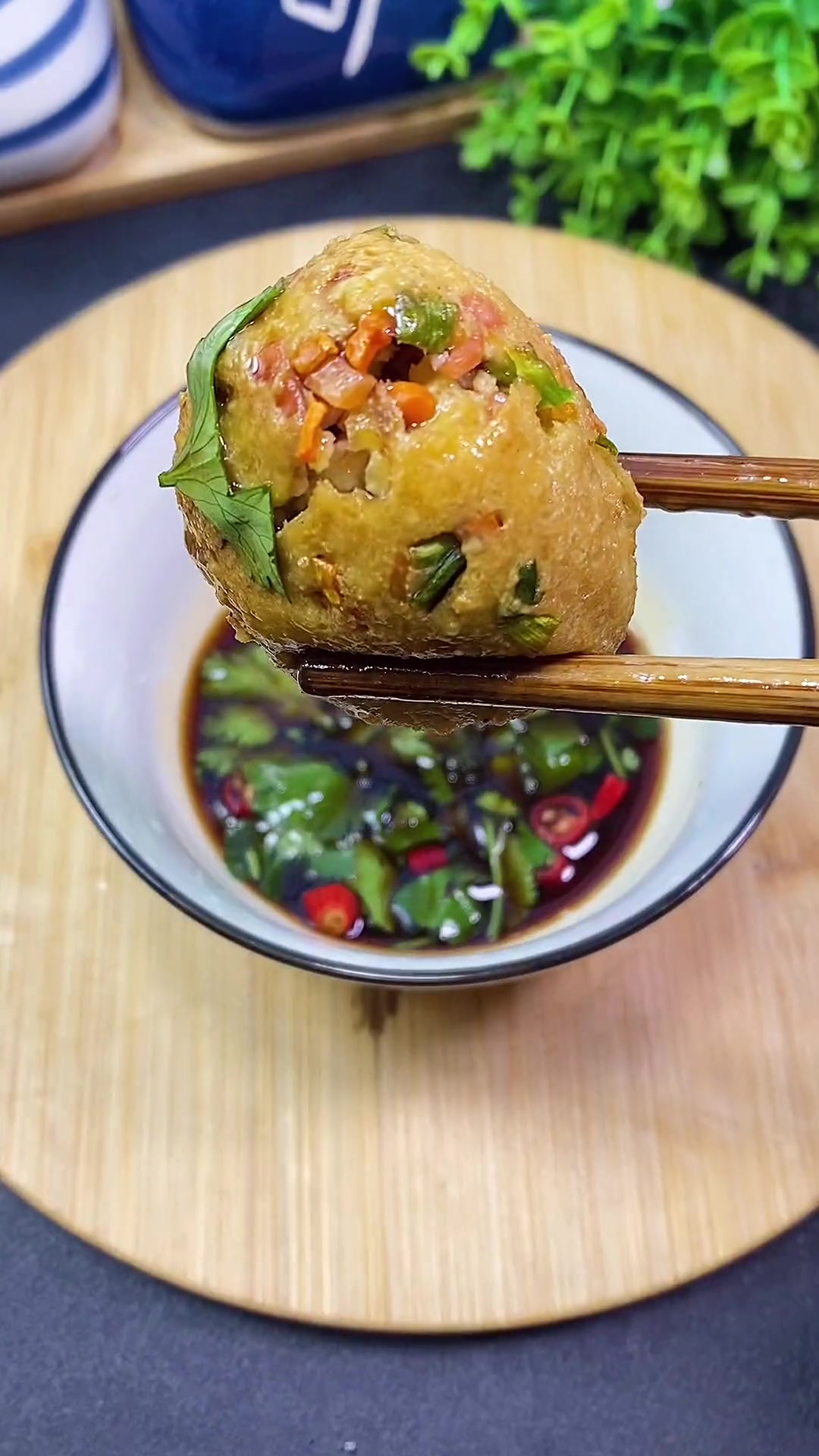 豆腐炸出来的丸子,你喜欢吃么 豆腐的一百种做法 健康美食自己做 一起学做菜 家常菜