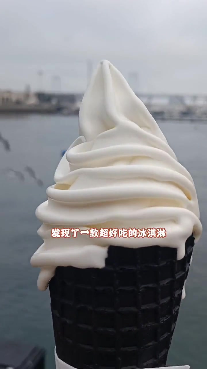 冰淇淋 如果在大连圣亚海洋世界附近,不要错过这款北海道生牛乳冰淇淋,满满的奶香味,敲好吃 