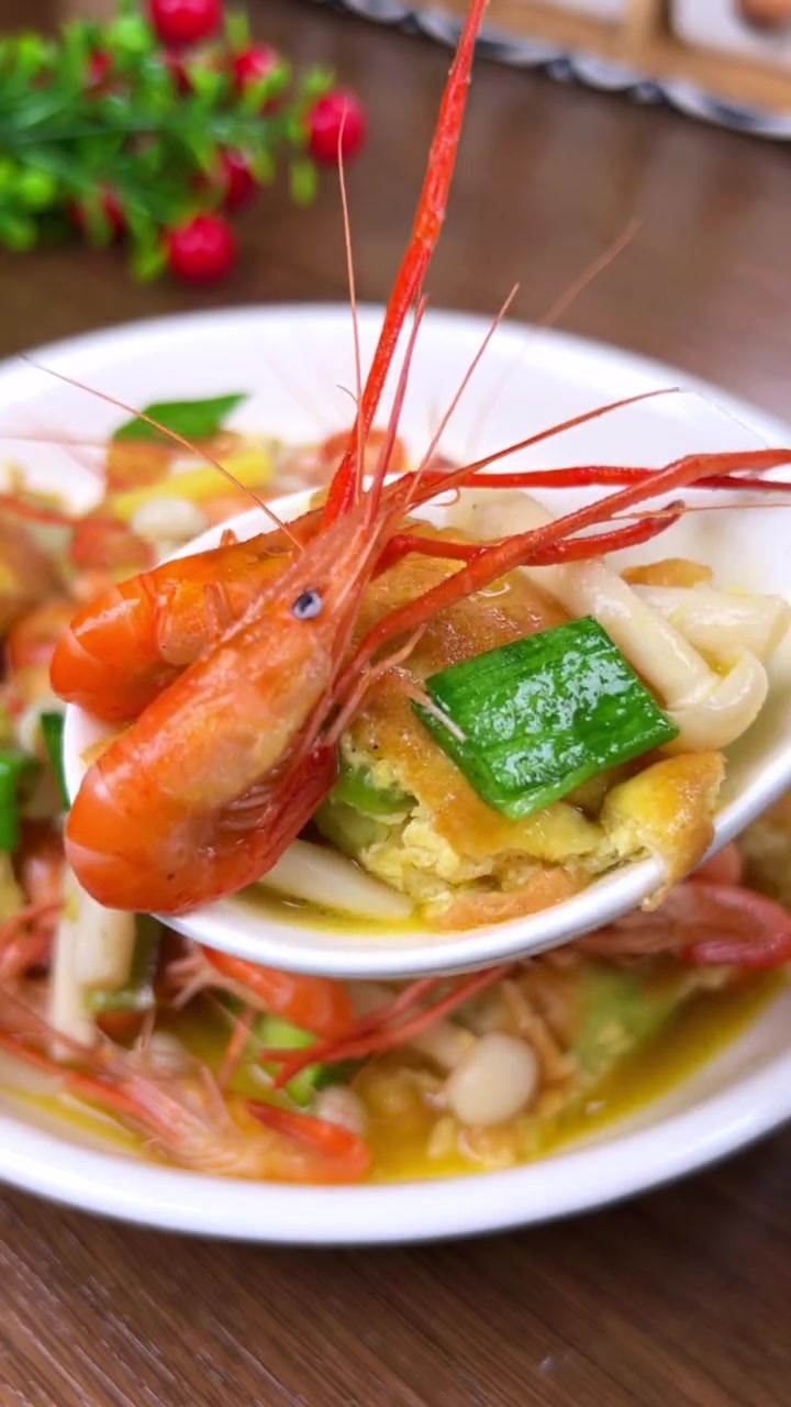 豆瓣烧河虾 家常菜 温州美食