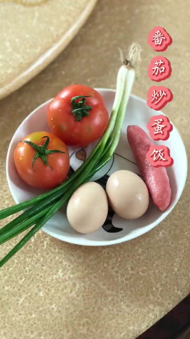 简单的番茄炒蛋饭～易做,方便,又好吃呢???? 蛋炒饭 懒人饭 好食好食