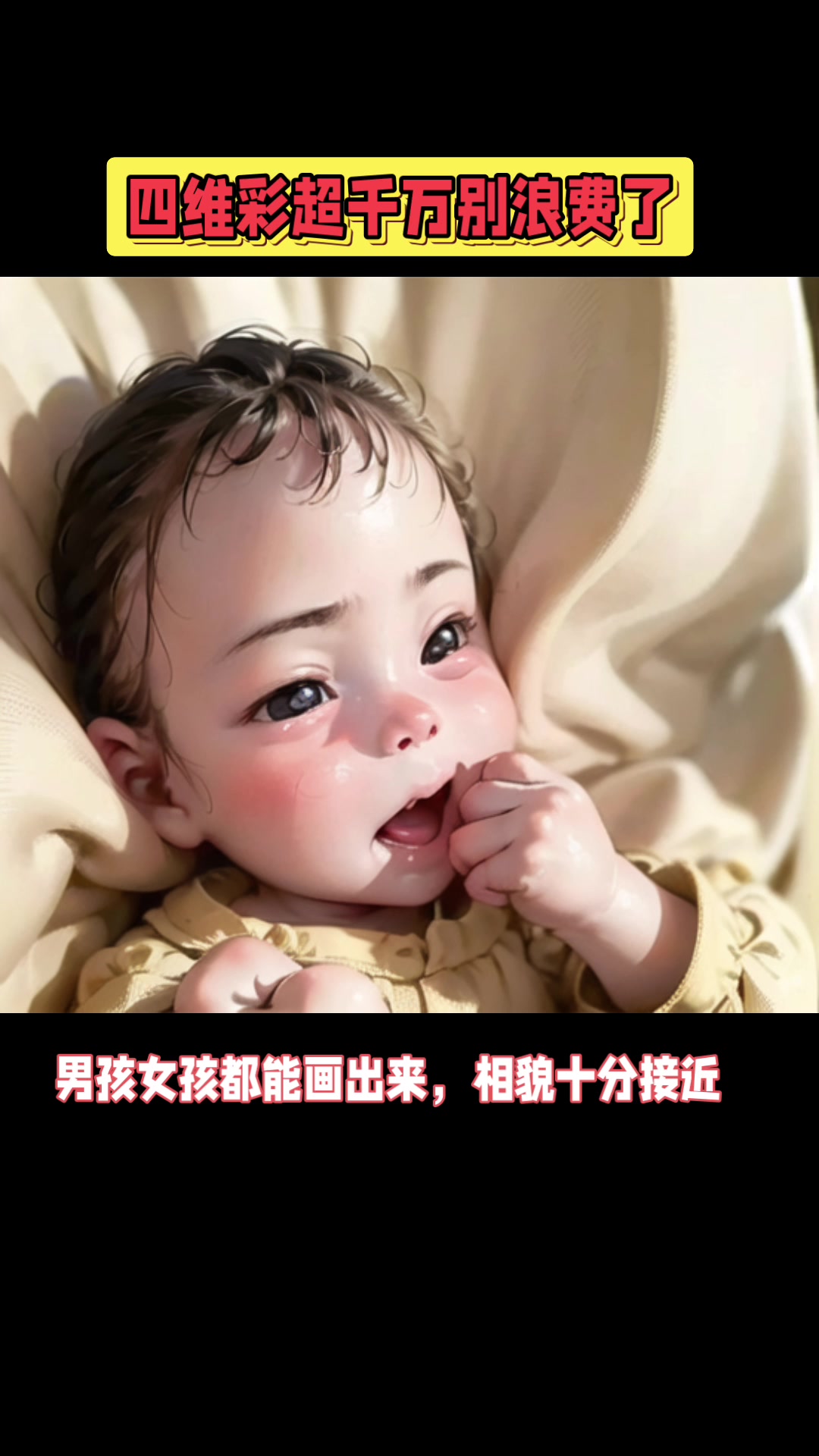 孕妈妈快来解锁四维彩超的隐藏功能,生成宝宝的样貌哦!